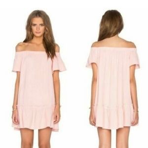 Rebecca Taylor Gauze Coral Dress